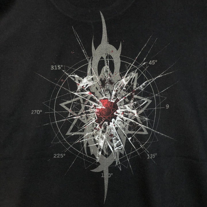 SLIPKNOT Slipknot Band T-shirt Band T Men's XL size unclear black type Vintage Second Hand