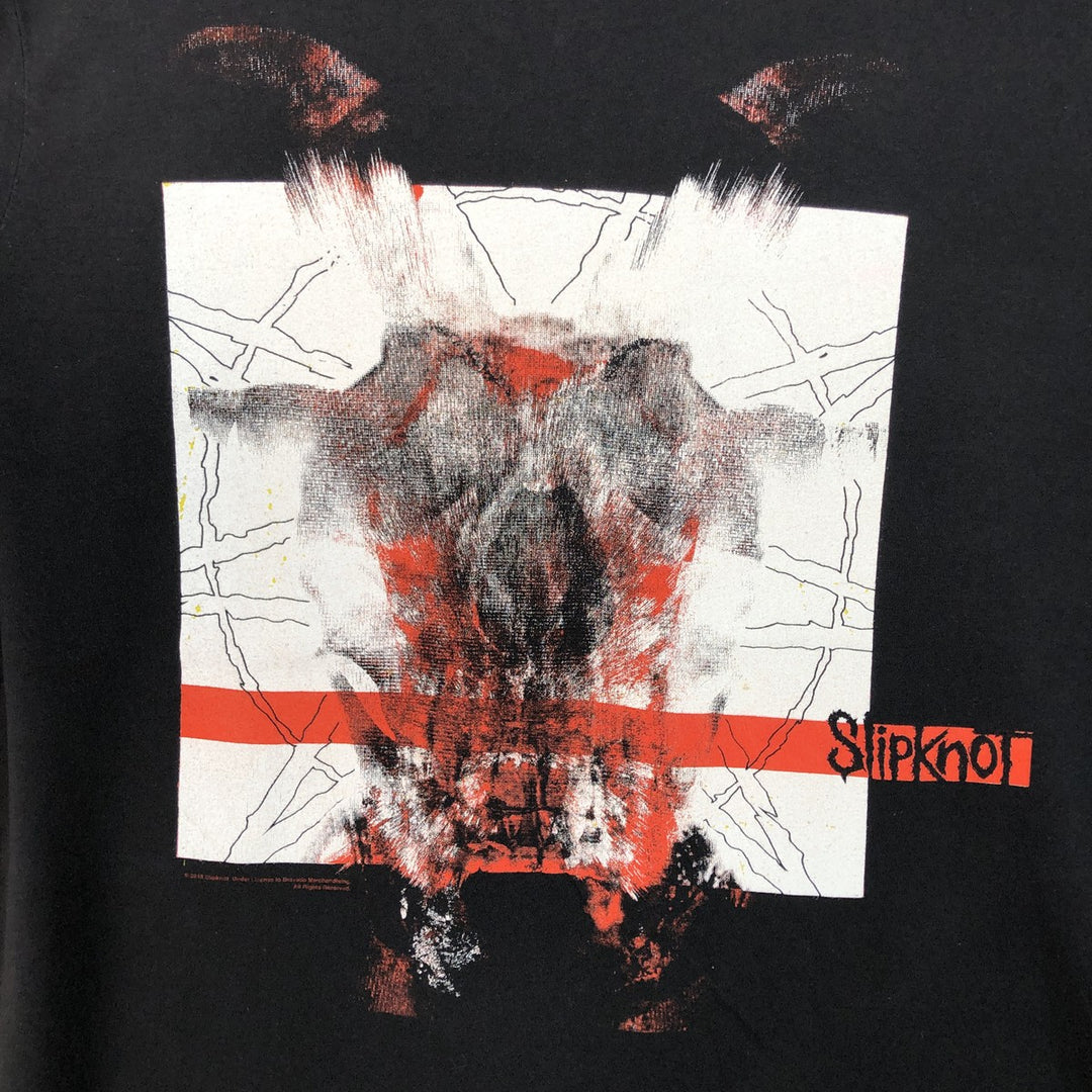 SLIPKNOT Slipknot Band T-Shirt, Men's XXL unclear black type Vintage Second Hand