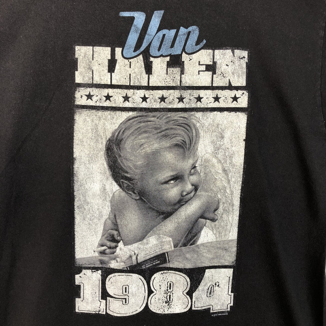 Gildan Van Halen Band T-shirt, Men's Size L (approx.) cotton black type Vintage Second Hand