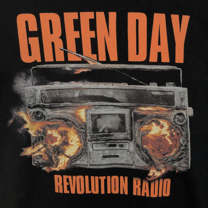 GREEN DAY Green Day Band T-shirt Band T Men's XL size unclear white type Vintage Second Hand