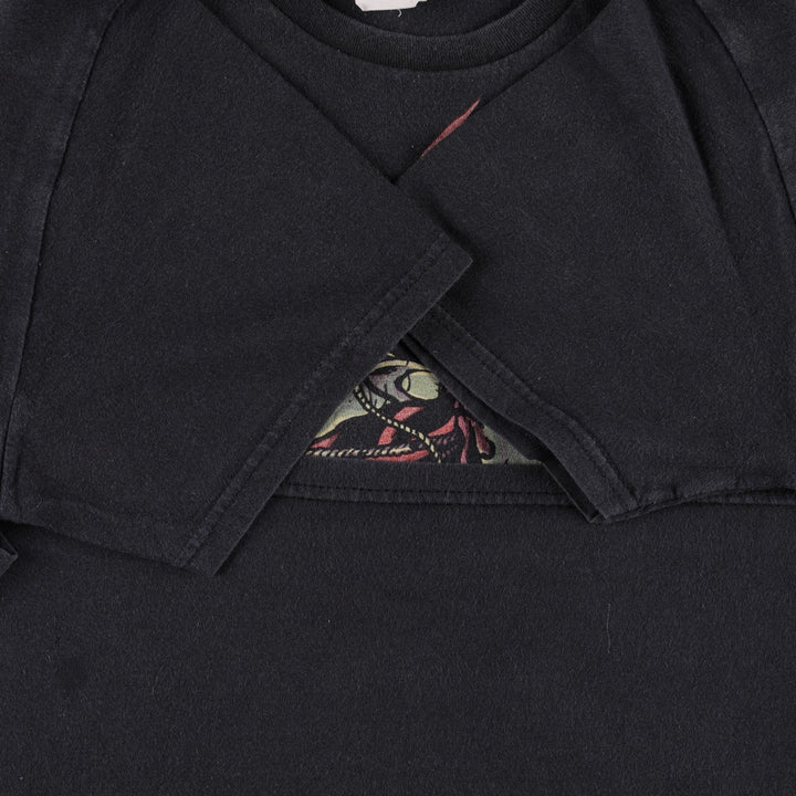 BAY ISLAND SLIPKNOT Slipknot Band T-shirt Band Tee Men's M size cotton black type Vintage Second Hand