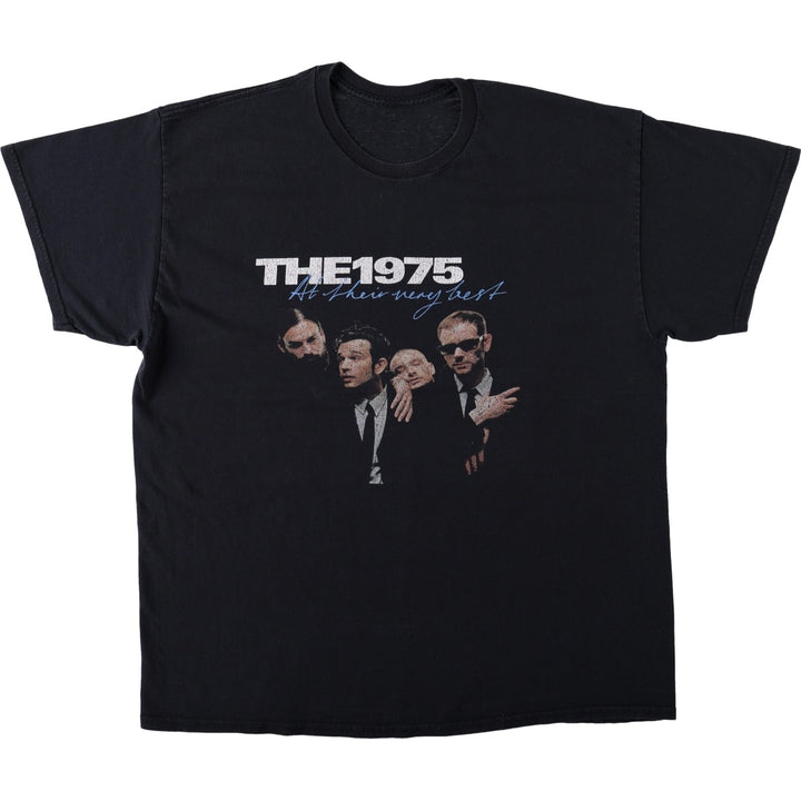 THE 1975 (The Nineteen Seventy-Five) Band T-Shirt, Men's Size XL (approx.) unclear black type Vintage Second Hand