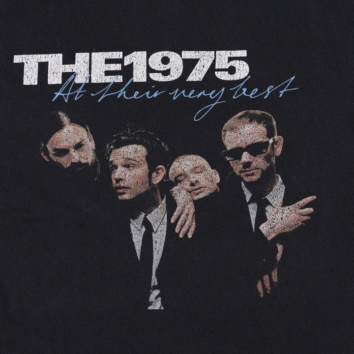 THE 1975 (The Nineteen Seventy-Five) Band T-Shirt, Men's Size XL (approx.) unclear black type Vintage Second Hand