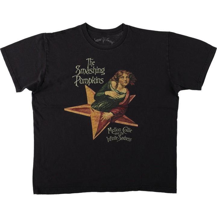THE SMASHING PUMPKINS Smashing Pumpkins Band T-shirt Band T Men's L size cotton black type Vintage Second Hand