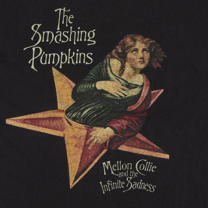 THE SMASHING PUMPKINS Smashing Pumpkins Band T-shirt Band T Men's L size cotton black type Vintage Second Hand