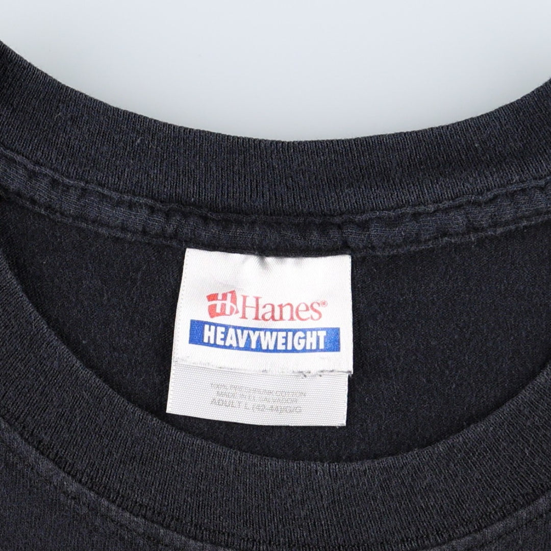 Hanes HEAVYWEIGHT ANTHRAX Band T-Shirt (Men's Size L) cotton black type Vintage Second Hand