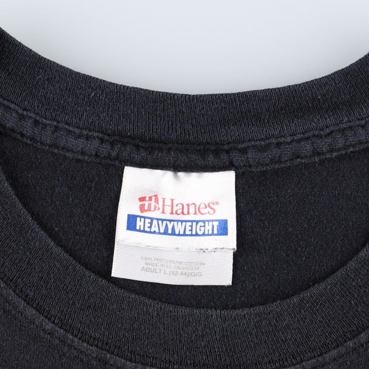 Hanes HEAVYWEIGHT ANTHRAX Band T-Shirt (Men's Size L) cotton black type Vintage Second Hand