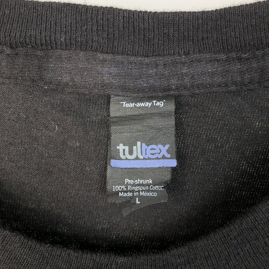 Tultex TULTEX TOOL Band T-Shirt, Men's Size L cotton black type Vintage Second Hand