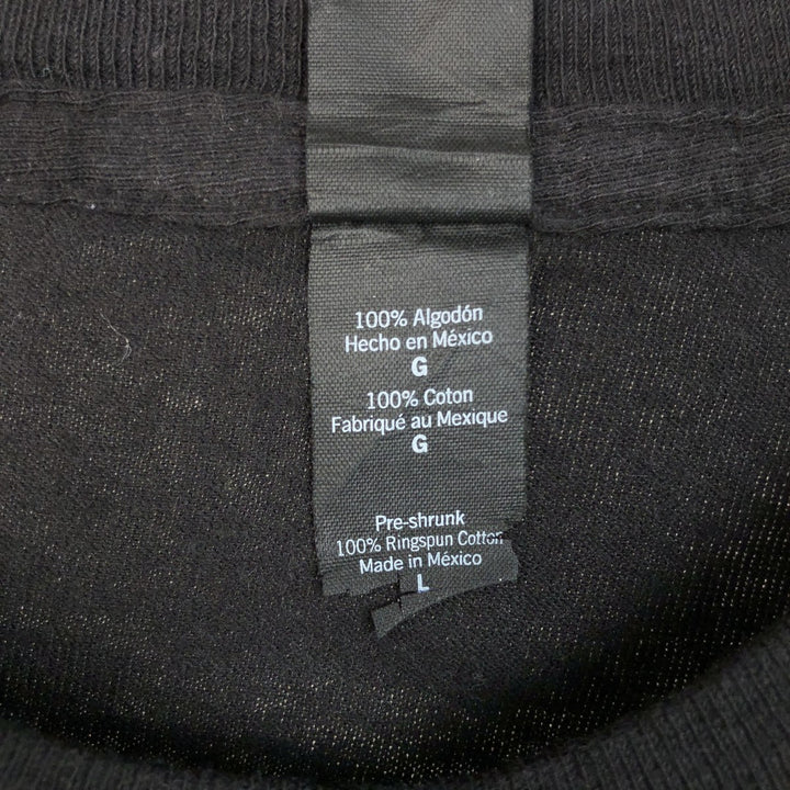 Tultex TULTEX TOOL Band T-Shirt, Men's Size L cotton black type Vintage Second Hand