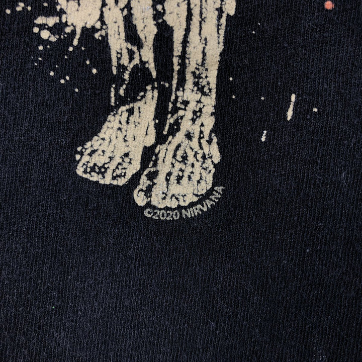 NIRVANA Nirvana Band T-shirt, Band T, Men's XL size unclear black type Vintage Second Hand