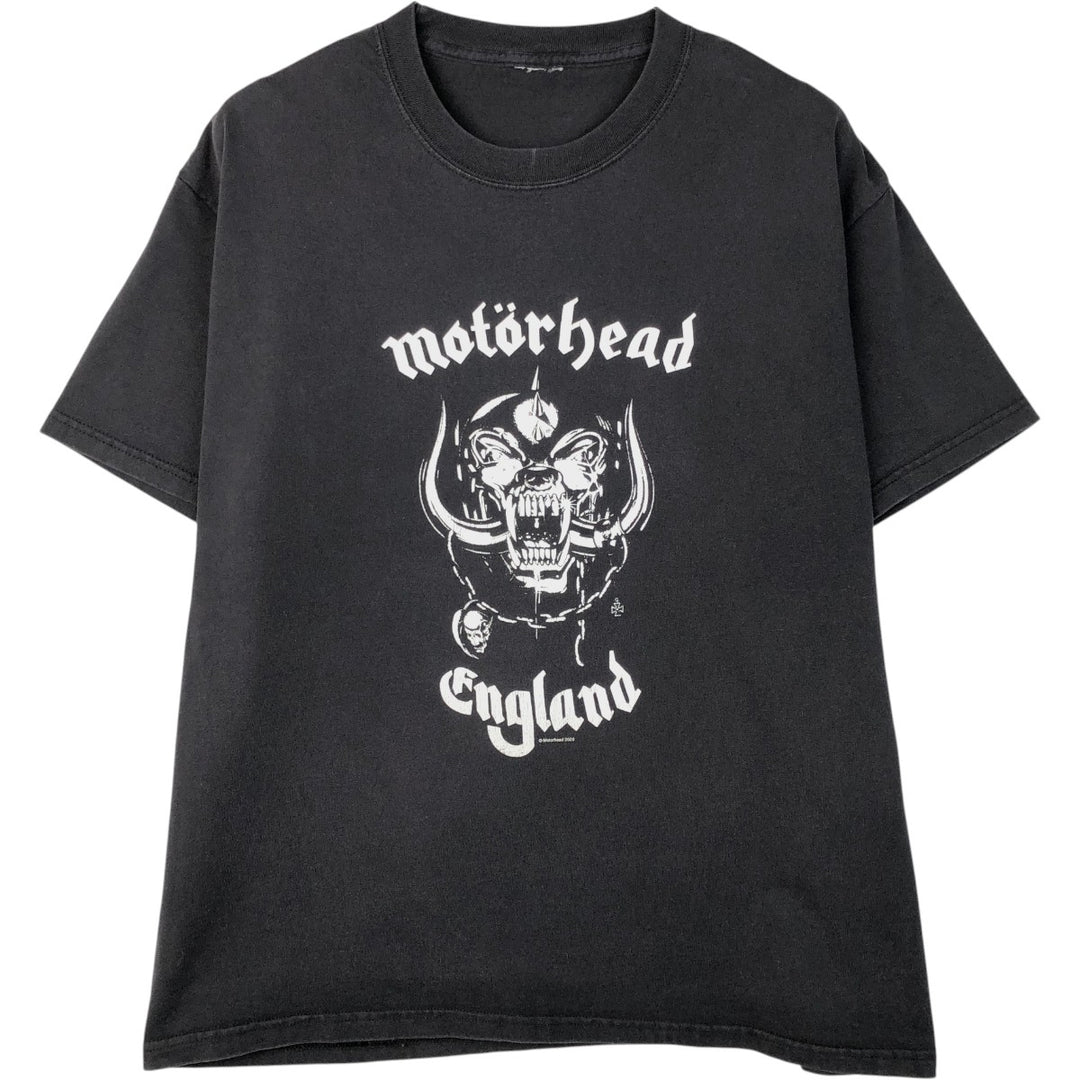 2000'S MOTORHEAD band t-shirt, men's size XL equivalent. unclear black type Vintage Second Hand