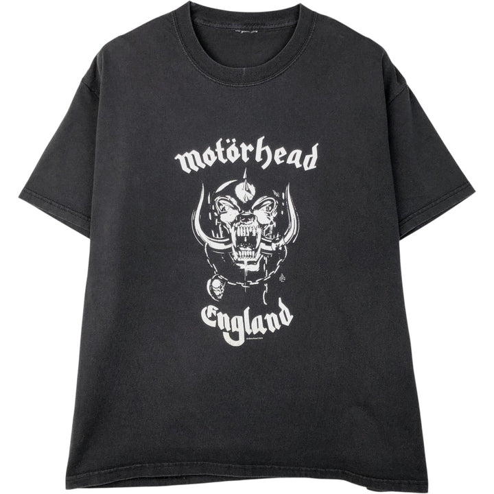 2000'S MOTORHEAD band t-shirt, men's size XL equivalent. unclear black type Vintage Second Hand