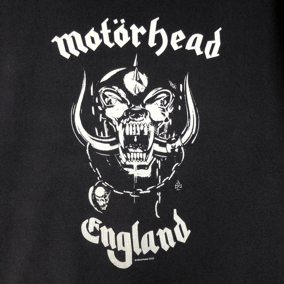 2000'S MOTORHEAD band t-shirt, men's size XL equivalent. unclear black type Vintage Second Hand