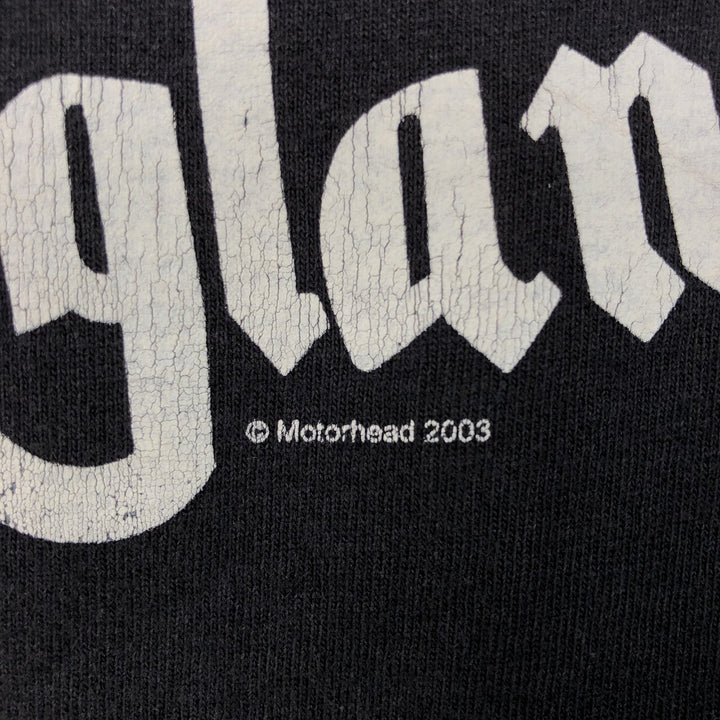 2000'S MOTORHEAD band t-shirt, men's size XL equivalent. unclear black type Vintage Second Hand