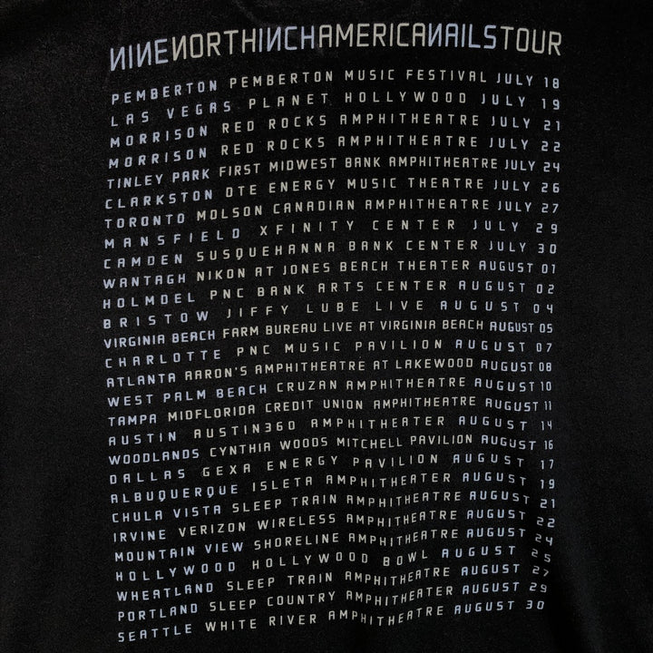 Next Level Apparel NINE INCHI NAILS Band T-shirt (Men's size L) cotton black type Vintage Second Hand