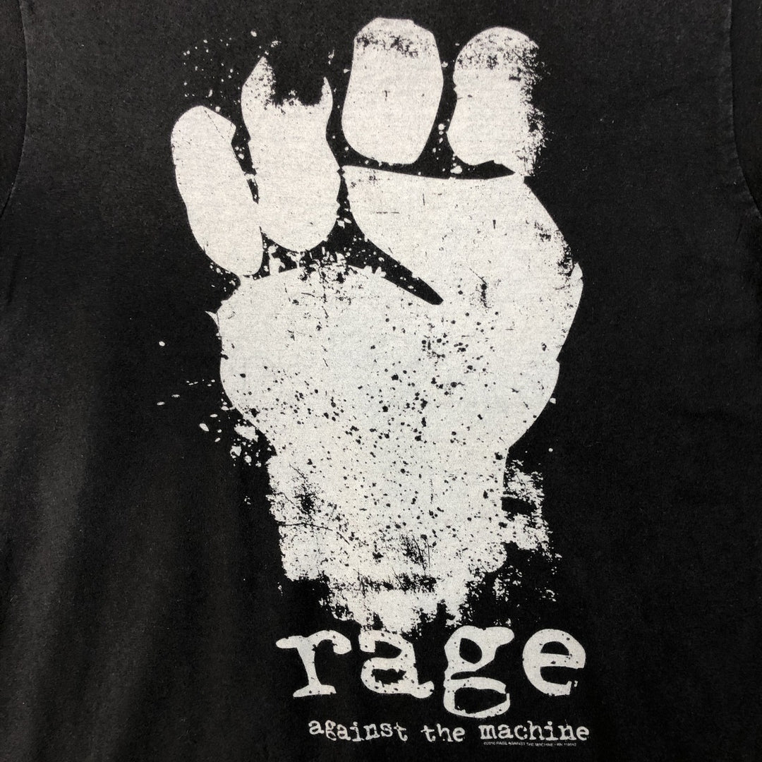 Gildan Rage Against the Machine band t-shirt, men's size L (approx.) cotton black type Vintage Second Hand