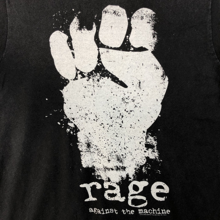 Gildan Rage Against the Machine band t-shirt, men's size L (approx.) cotton black type Vintage Second Hand