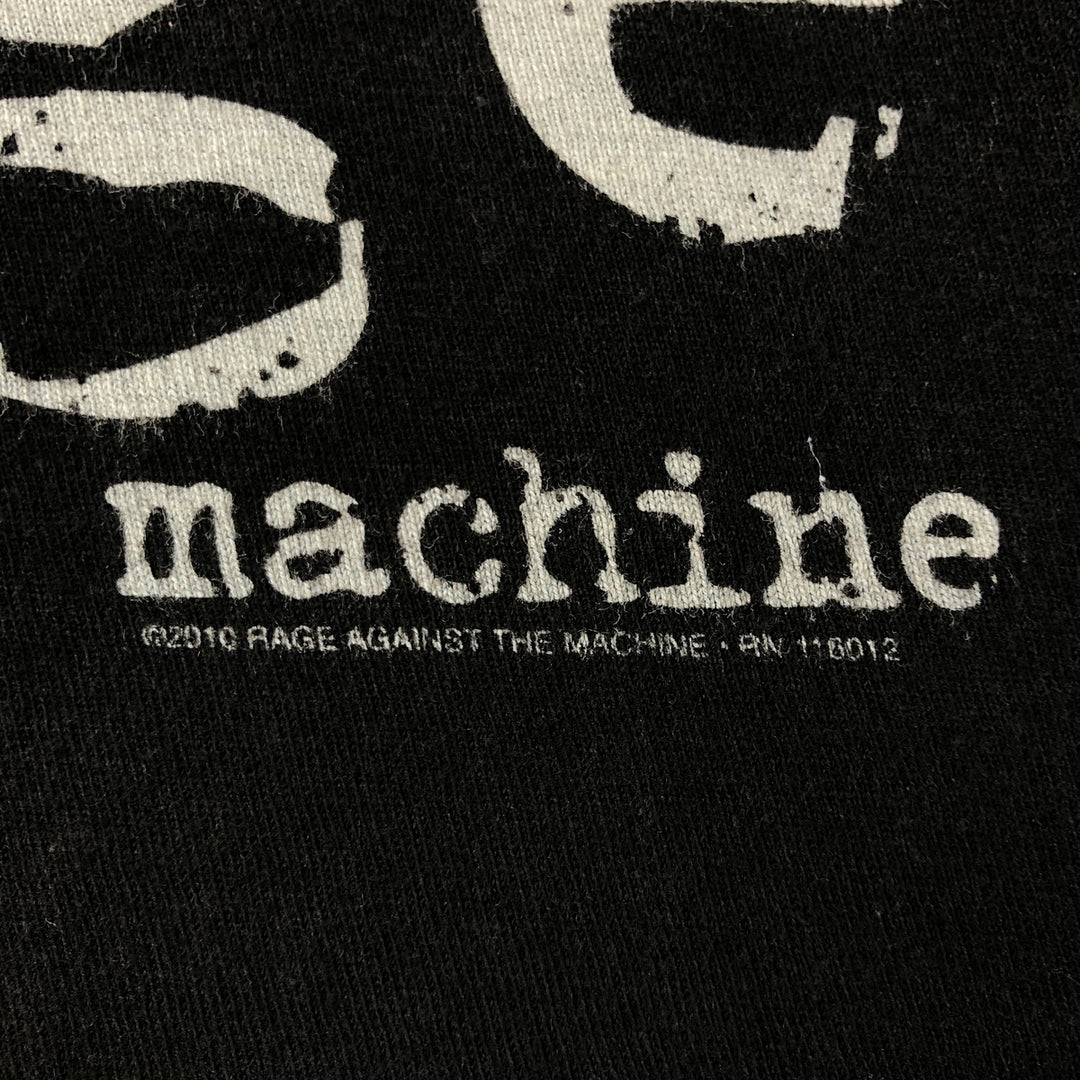 Gildan Rage Against the Machine band t-shirt, men's size L (approx.) cotton black type Vintage Second Hand