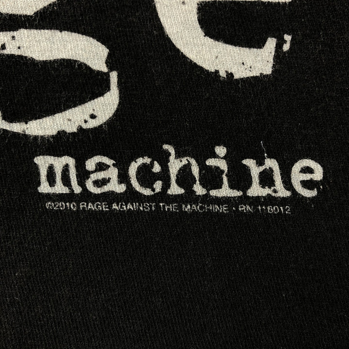 Gildan Rage Against the Machine band t-shirt, men's size L (approx.) cotton black type Vintage Second Hand