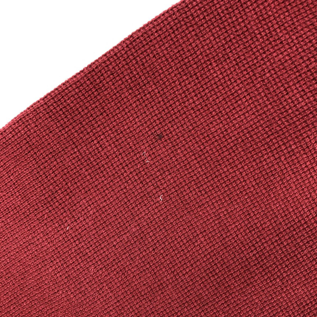 Carhartt Herringbone Thermal Long-Sleeve T-Shirt, Men's Size L (approx.) cotton red type Vintage Second Hand