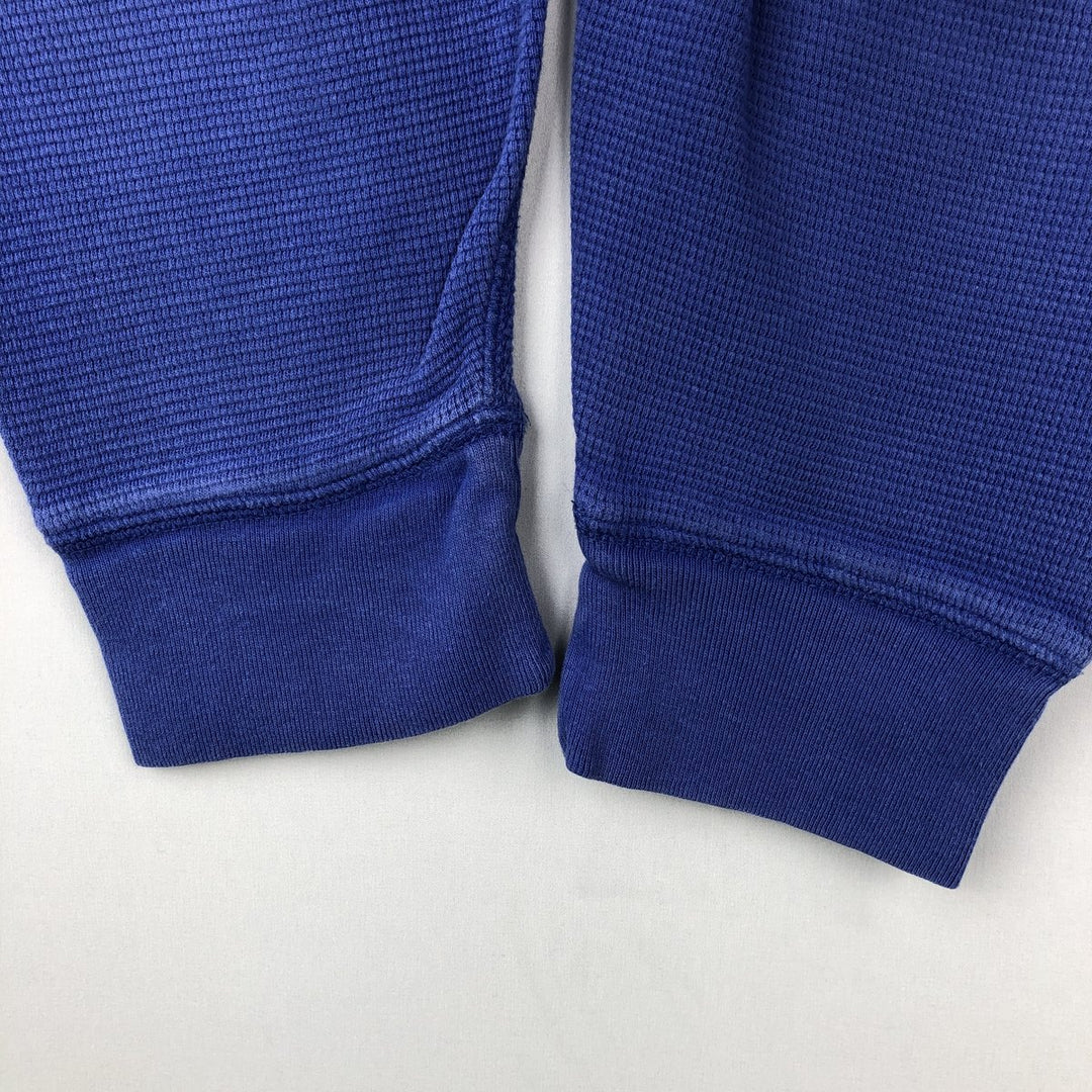 Ralph Lauren POLO RALPH LAUREN Thermal Ron T Waffle Men's L size cotton Blue type light blue Vintage Second Hand