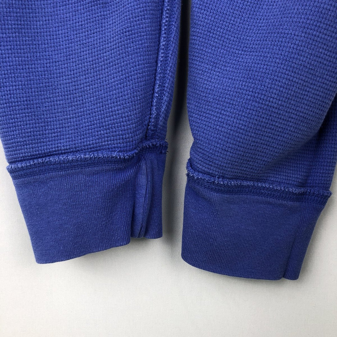 Ralph Lauren POLO RALPH LAUREN Thermal Ron T Waffle Men's L size cotton Blue type light blue Vintage Second Hand
