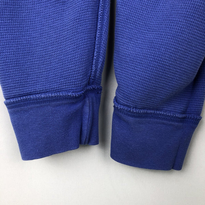Ralph Lauren POLO RALPH LAUREN Thermal Ron T Waffle Men's L size cotton Blue type light blue Vintage Second Hand