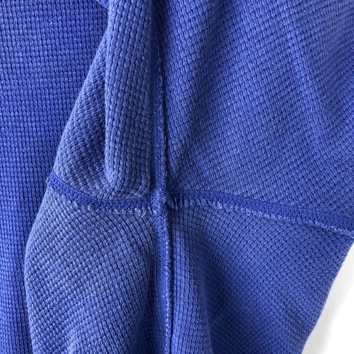 Ralph Lauren POLO RALPH LAUREN Thermal Ron T Waffle Men's L size cotton Blue type light blue Vintage Second Hand
