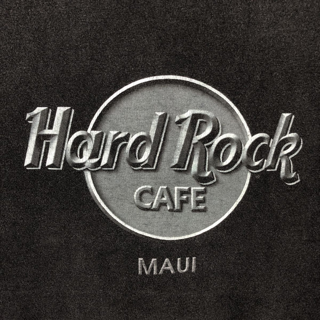 HARD ROCK CAFE Hard Rock Cafe Advertising T-shirt Men's L size cotton Charcoal Vintage Second Hand
