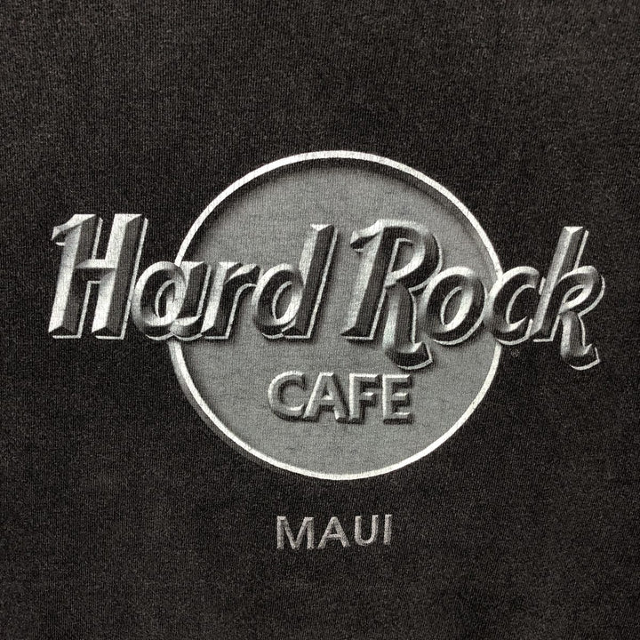 HARD ROCK CAFE Hard Rock Cafe Advertising T-shirt Men's L size cotton Charcoal Vintage Second Hand