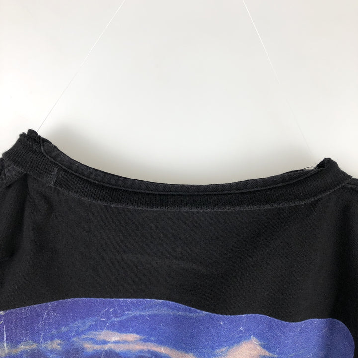 IN-N-OUT BURGER In-N-Out Burger Advertising T-shirt Made in USA Men's L size cotton black type Vintage Second Hand