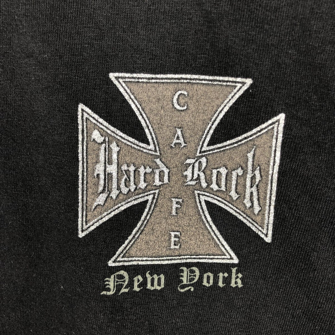 90'S Hard Rock Cafe Tribal Advertising T-Shirt, Men's XXL equivalent, Vintage unclear black type Vintage Second Hand