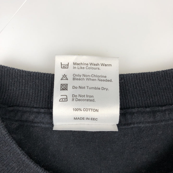 Planet Hollywood Advertising T-shirt, Men's Size L (equivalent) cotton black type Vintage Second Hand