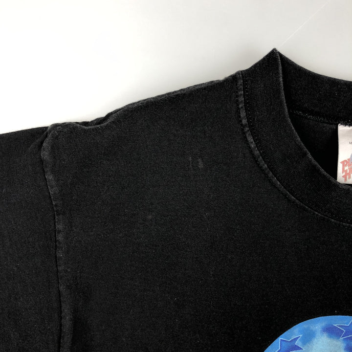 90'S Planet Hollywood Advertising T-Shirt, Made in USA, Men's Size M (approx.), Vintage cotton black type Vintage Second Hand