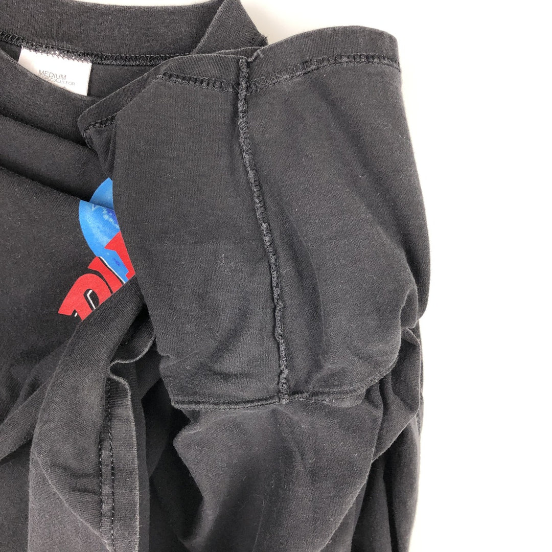 90'S Planet Hollywood Advertising T-Shirt, Made in USA, Men's Size M (approx.), Vintage cotton black type Vintage Second Hand