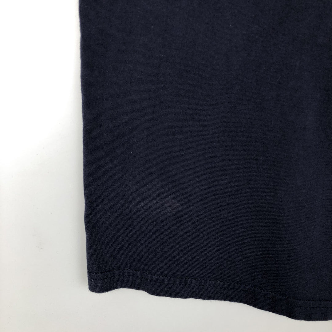 90'S Hard Rock Cafe Peace Sign Advertising T-Shirt, Made in USA, Men's XL equivalent, Vintage cotton navy blue type Vintage Second Hand