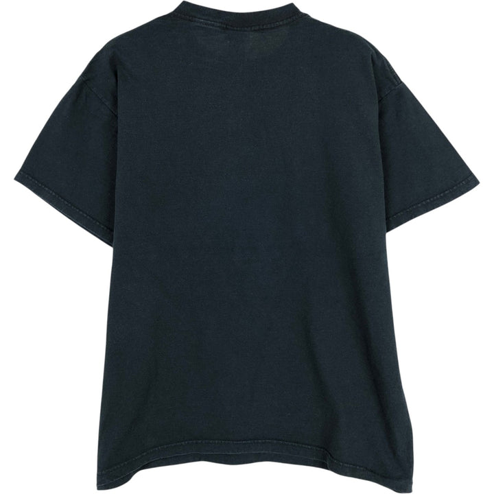 90s-era Hard Rock Hotel advertising T-shirt, men's size L equivalent, vintage. cotton navy blue type Vintage Second Hand