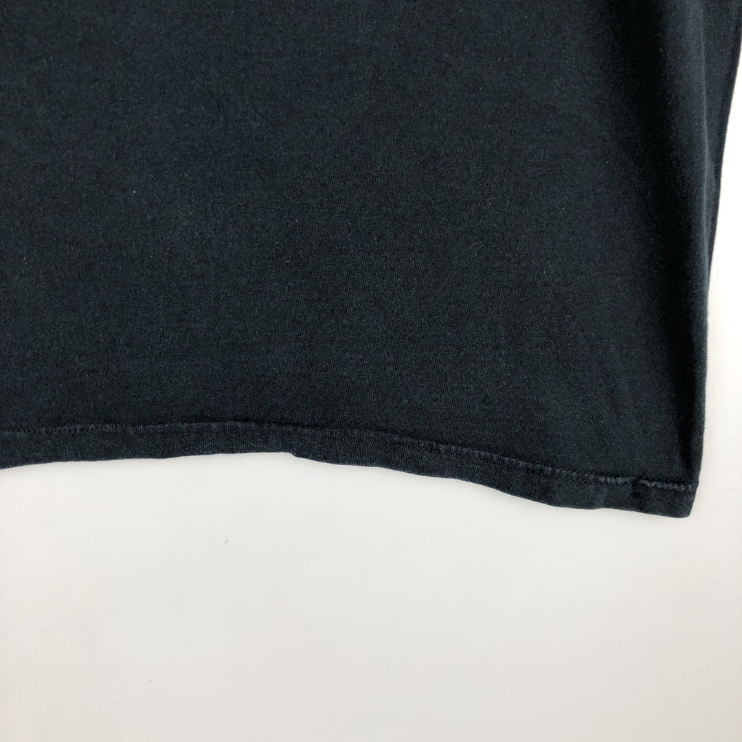 90s-era Hard Rock Hotel advertising T-shirt, men's size L equivalent, vintage. cotton navy blue type Vintage Second Hand