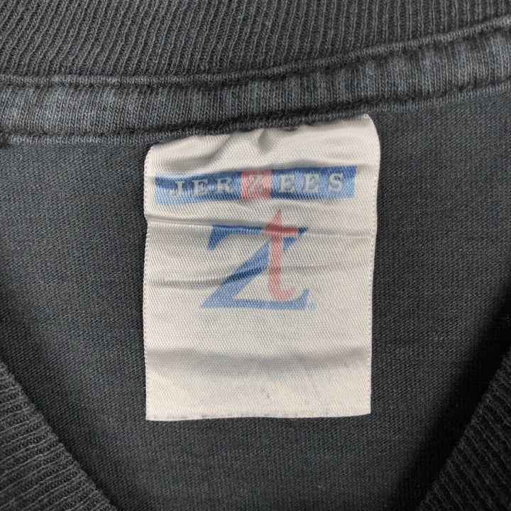 2000'S Jerzees HOOTERS advertising T-shirt, men's size M (approx.) unclear black type Vintage Second Hand