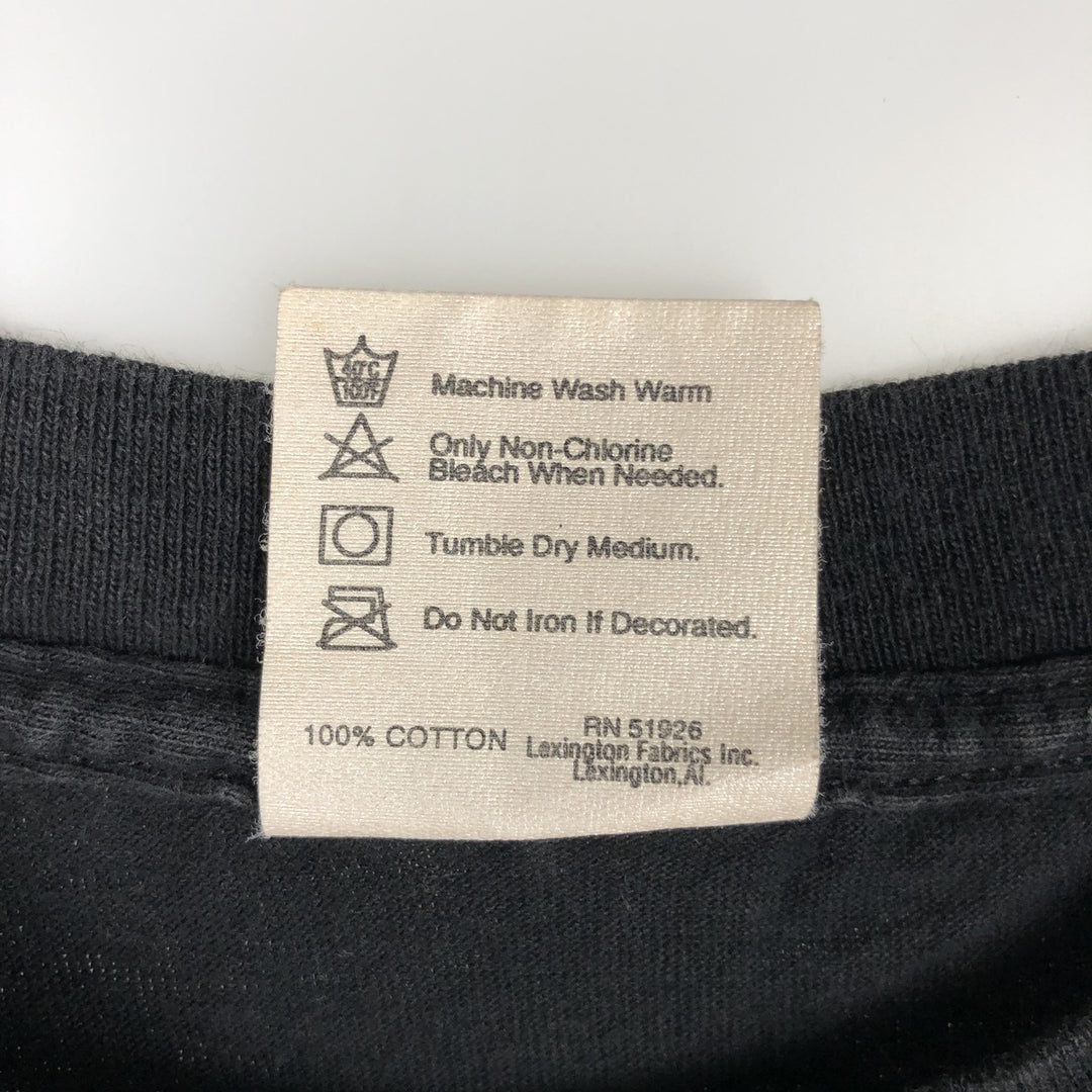 90'S Planet Hollywood Advertising T-Shirt, Made in USA, Men's XL equivalent, Vintage cotton black type Vintage Second Hand