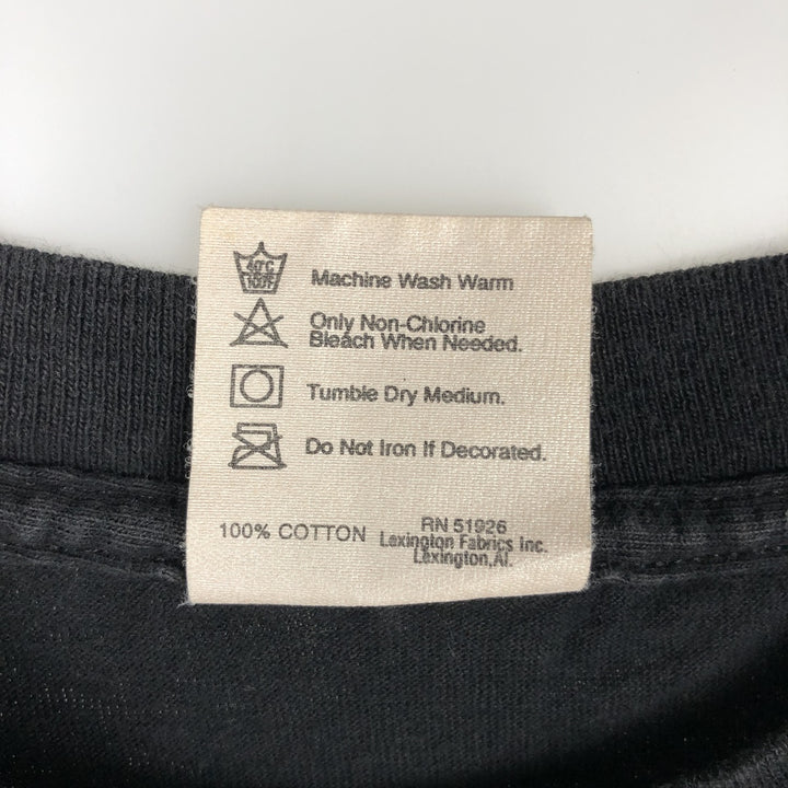 90'S Planet Hollywood Advertising T-Shirt, Made in USA, Men's XL equivalent, Vintage cotton black type Vintage Second Hand