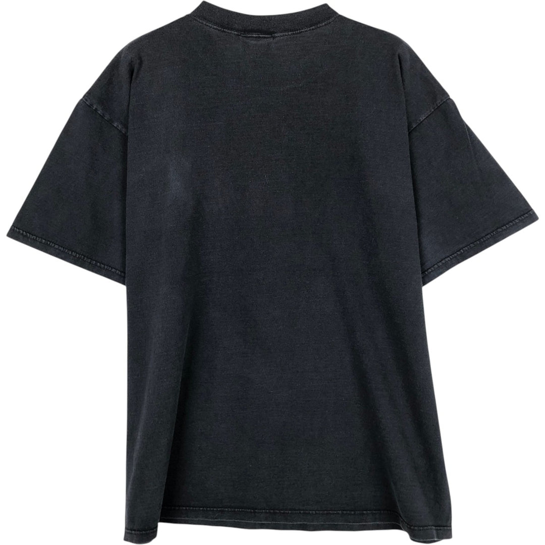 90'S Planet Hollywood Advertising T-Shirt, Made in USA, Men's Size L (approx.), Vintage cotton black type Vintage Second Hand