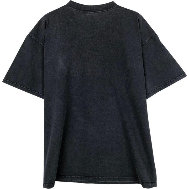 90'S Planet Hollywood Advertising T-Shirt, Made in USA, Men's Size L (approx.), Vintage cotton black type Vintage Second Hand