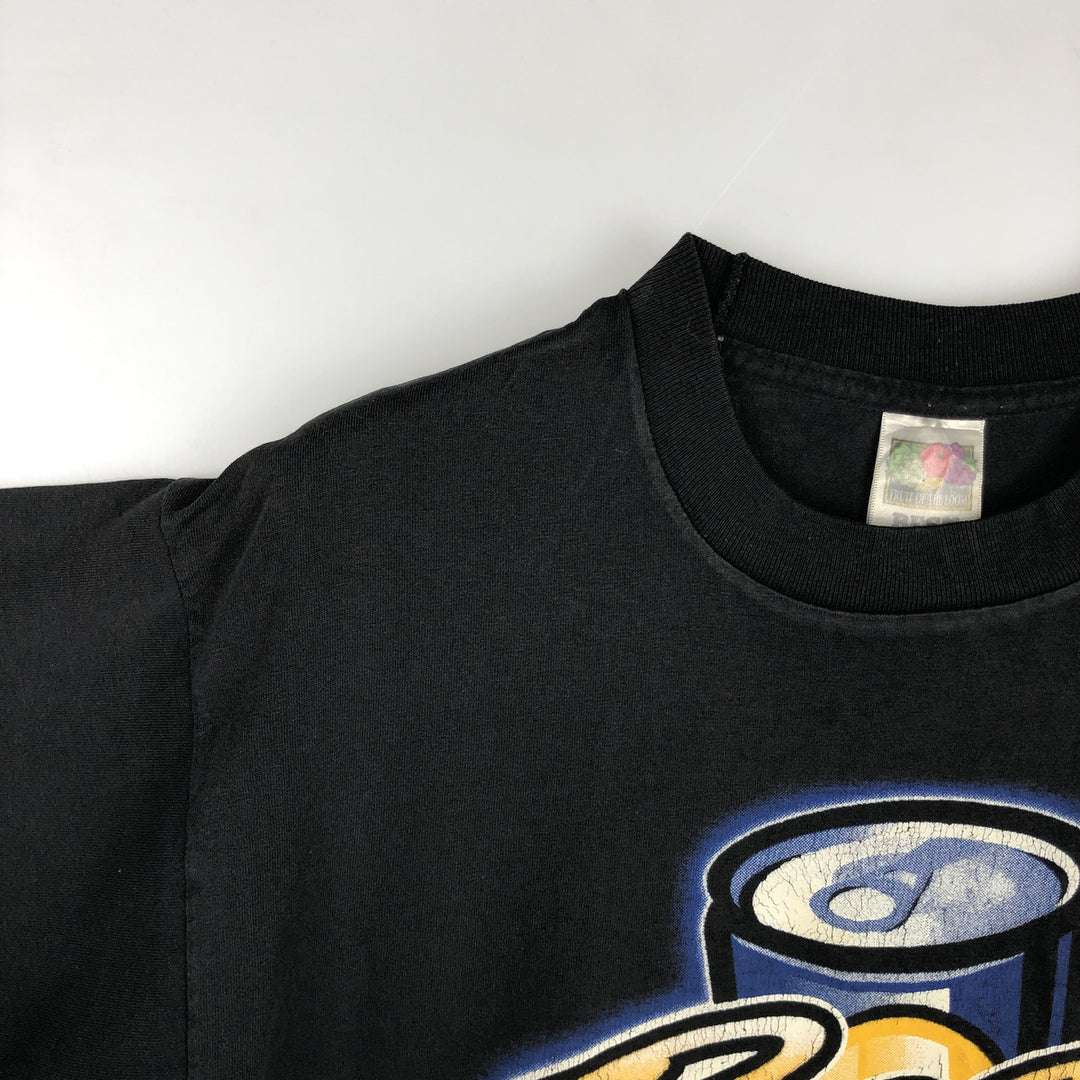 90'S Fruit of the Loom BEST 59th Sturgis Motorcycle Rally Motorcycle T-shirt Men's L equivalent cotton black type Vintage Second Hand