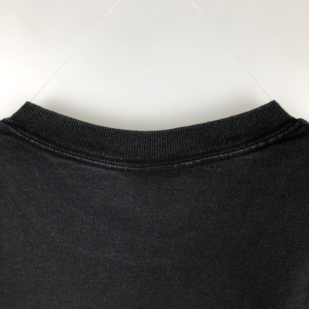 BACARDI GOLD Advertising T-Shirt, Made in USA, Men's Size L (equivalent) cotton black type Vintage Second Hand