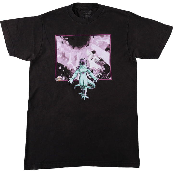 DRAGONBALL SUPER Frieza Anime Character Print T-Shirt (Men's Size M) cotton black type Vintage Second Hand