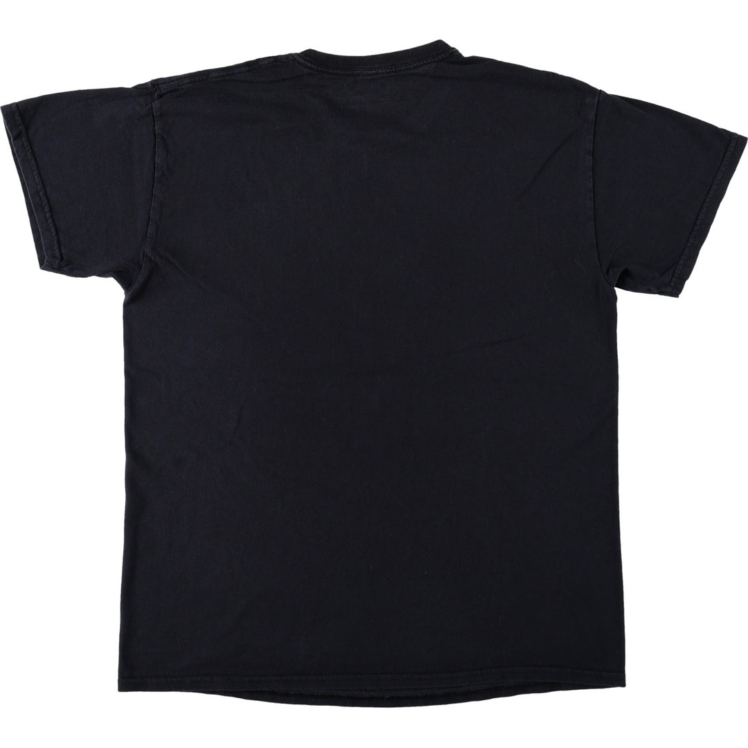 NARUTO Uzumaki Naruto Uchiha Sasuke Anime Character Print T-Shirt Men's L size cotton black type Vintage Second Hand