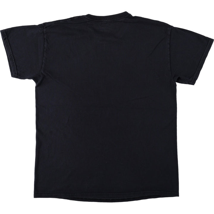 NARUTO Uzumaki Naruto Uchiha Sasuke Anime Character Print T-Shirt Men's L size cotton black type Vintage Second Hand