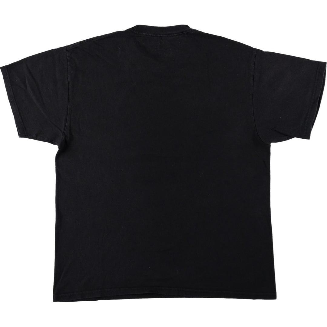 NARUTO Uzumaki Naruto Uchiha Sasuke Anime Character Print T-Shirt Men's L size cotton black type Vintage Second Hand