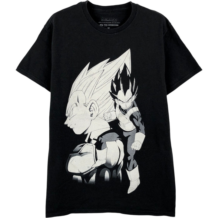 DRAGONBALL Z Anime Character Print T-Shirt (Men's Size M) cotton black type Vintage Second Hand